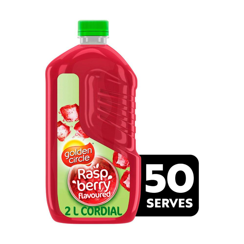 G/CIRCLE CORDIAL RASPBERRY CRSH 2L CRT6