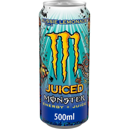 MONSTER - ENERGY JUICED AUSSIE LEMONADE 500ML CRT12