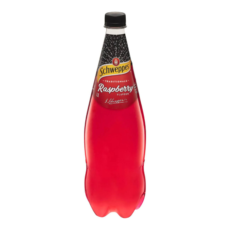 SCHWEPPES TRADITIONAL RASPBERRY 1.1L CRT12