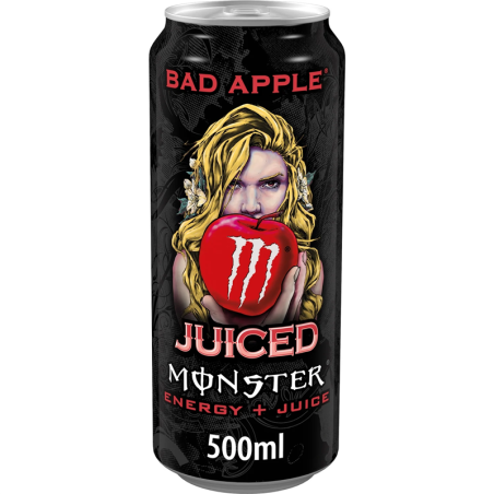 MONSTER - ENERGY JUICED BAD APPLE 500ML CRT12