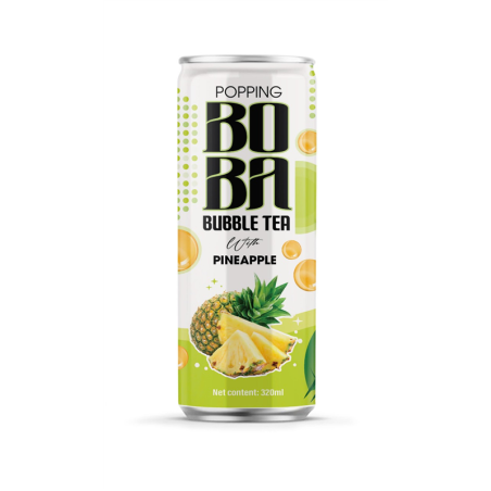 POPPING BOBA TEA PINEAPPLE 320ML CRT24