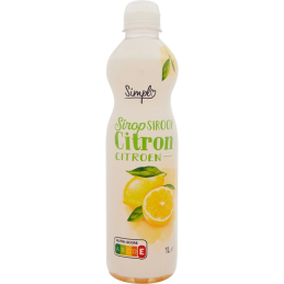 SIMPL - SIROP CITRON 1L CRT6