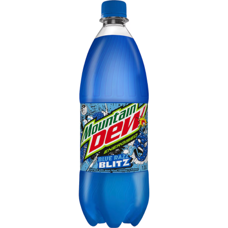 MOUNTAIN DEW BLUE RAZZ BLITZ 1.25L CRT12
