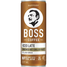 SUNTORY - BOSS COFFEE ICED LATTE 237ML CRT12