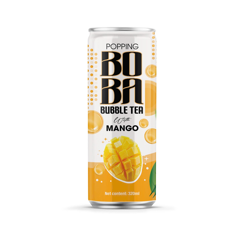 POPPING BOBA TEA MANGO 320ML CRT24