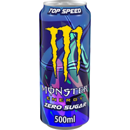 MONSTER - ENERGY TOP SPEED ZERO 500ML CRT12