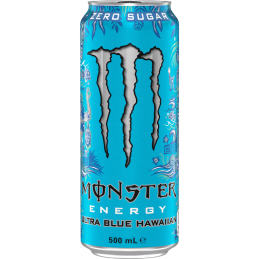 MONSTER - ENERGY BLUE HAWAI 500ML ZERO CRT24