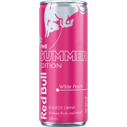 RED BULL SUMMER ED - PECHE ENERGY DRINK 250ML CRT12