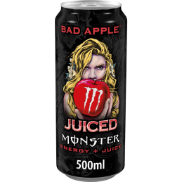 MONSTER - ENERGY JUICED BAD APPLE 500ML CRT12