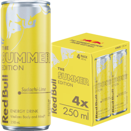 RED BULL SUMMER ED - SUDACHI-LIME ENERGY DRINK 250ML CRT24